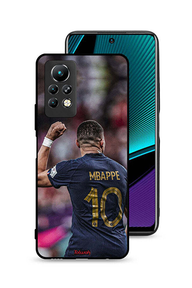 غطاء حماية لهاتف Infinix Note 11 Pro بتصميم Mbappe 10