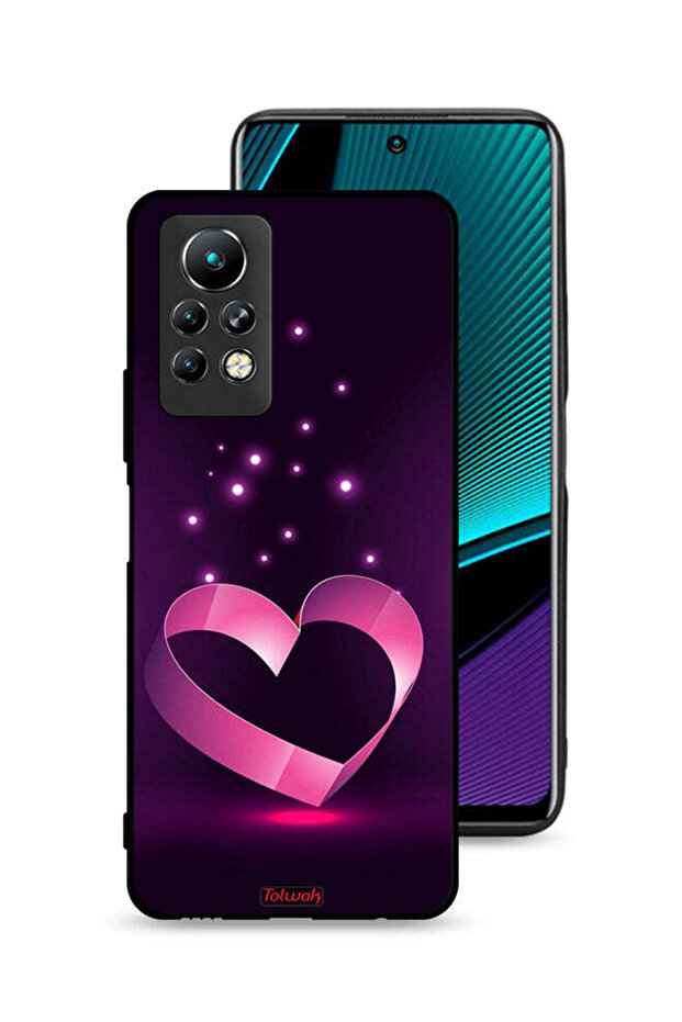 غطاء حماية لهاتف Infinix Note 11 Pro بتصميم قلب
