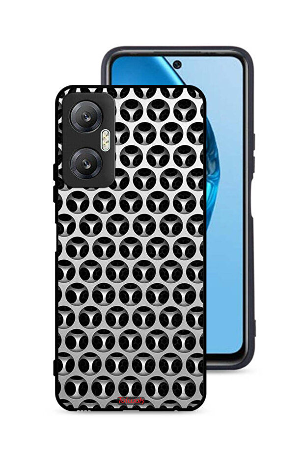 غطاء حماية لهاتف Infinix Hot 20 5G بنقشة عقارب الساعة