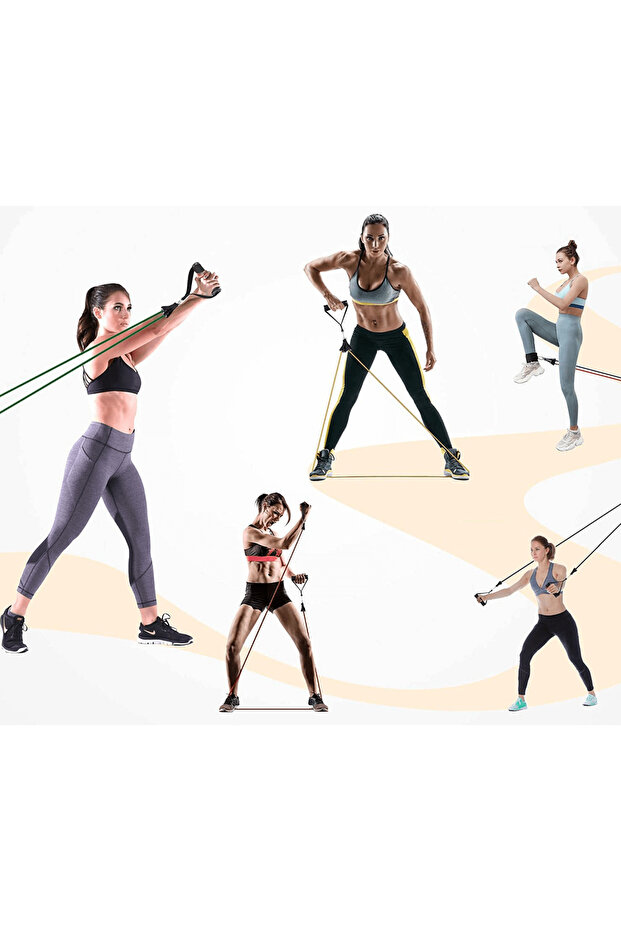 Extensor training set with 11 accessories - 4