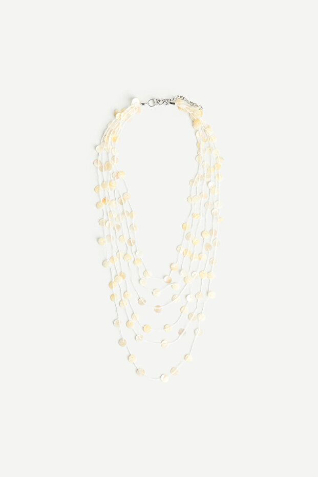 Deniz kabuklu kolye - 2