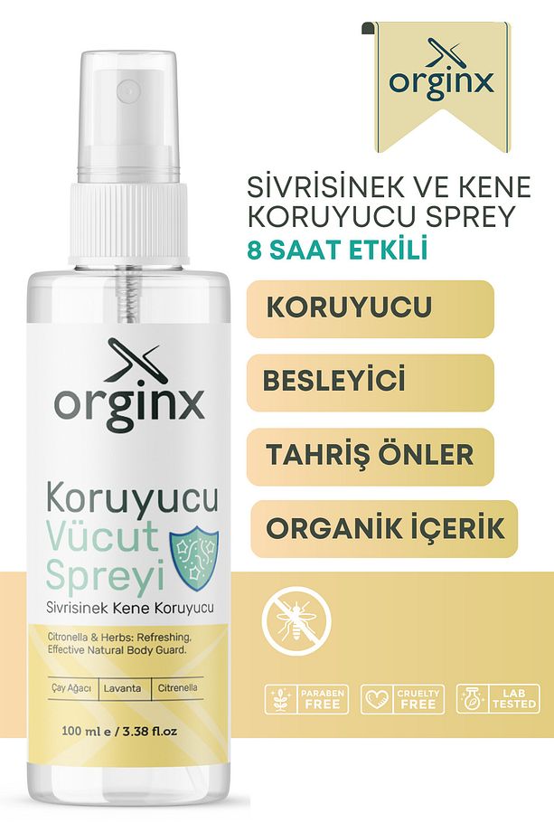 Doğal Koruyucu Sivrisinek ve Kene Kovucu Sprey Losyon Bitkisel Tüm Vücut İçin Aile Boy 100 ml - 1