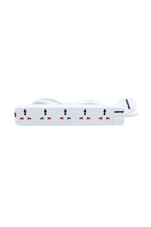 5 Way Extension Socket Clear