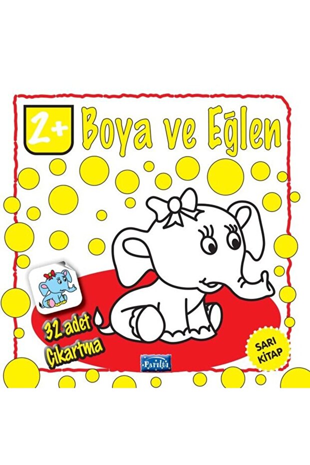 Paint and have fun - yellow book - 32 pieces stickers