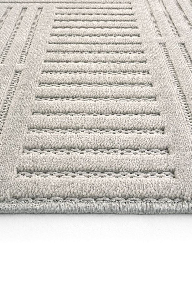 Lioren 9203 Açık Gri - Salon, Koridor (Yolluk), Mutfak, Antre, Yatak ve Oturma Odası Halısı - 7