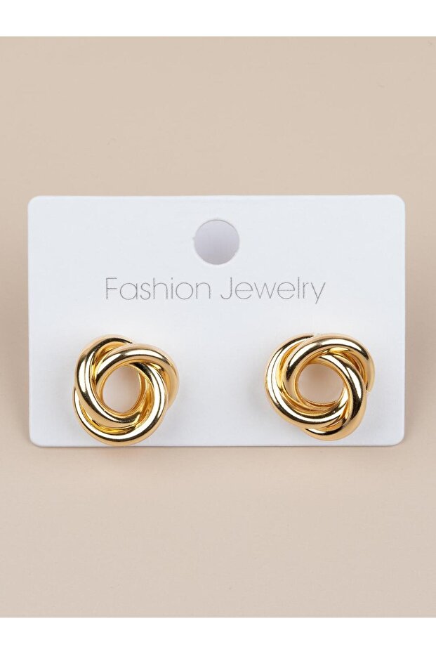 Solévia Minimal Nested Spiral Gold Earrings