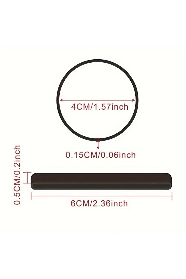 Closed Loop Tie Straps and Elastic Bands,Multi-Purpose Tactical Elastic Bands,Travel,Hiking,Camping - 6