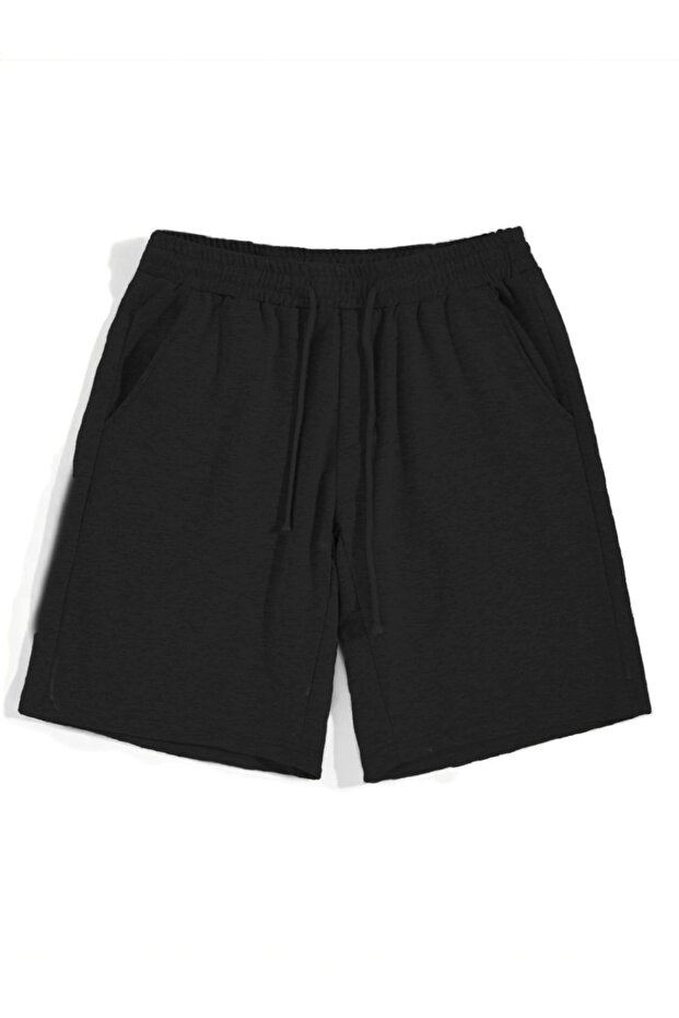 Kadın Siyah Şort - 1