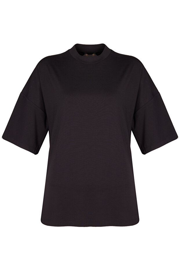 Basic Rayon T-Shırt - 1