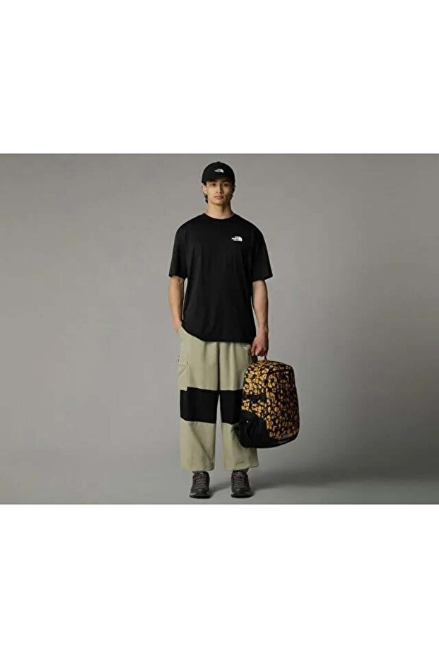 Essential Oversize Erkek Siyah Yuvarlak Yaka Tişört - 2