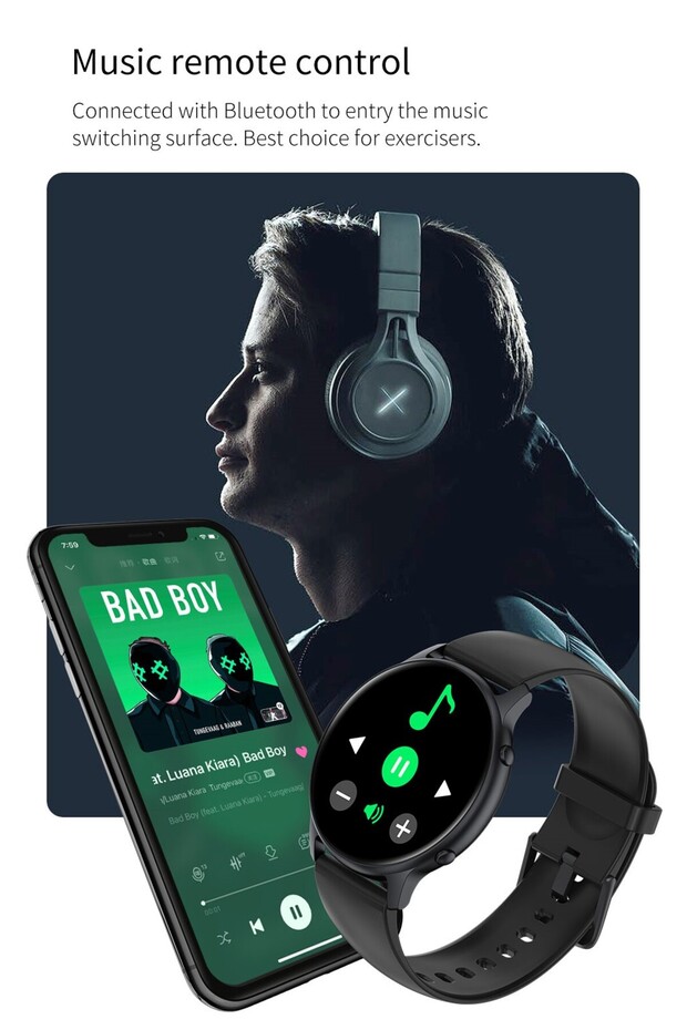 IdealStore LifeX Collection Smartwatch Watch, 1.28 inch Touch Screen, Call, Message and R Notifications - 6