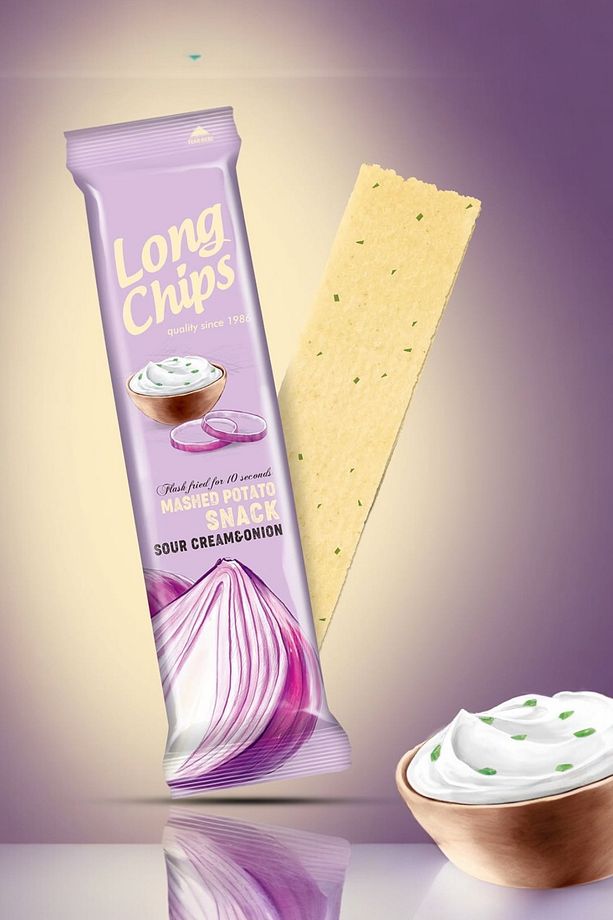 Soğan Ve Ekşi Krema Aromalı Uzun Patates Cipsi 75 Gr – Sour Cream & Onion Çıtır Patates Cipsi - 2