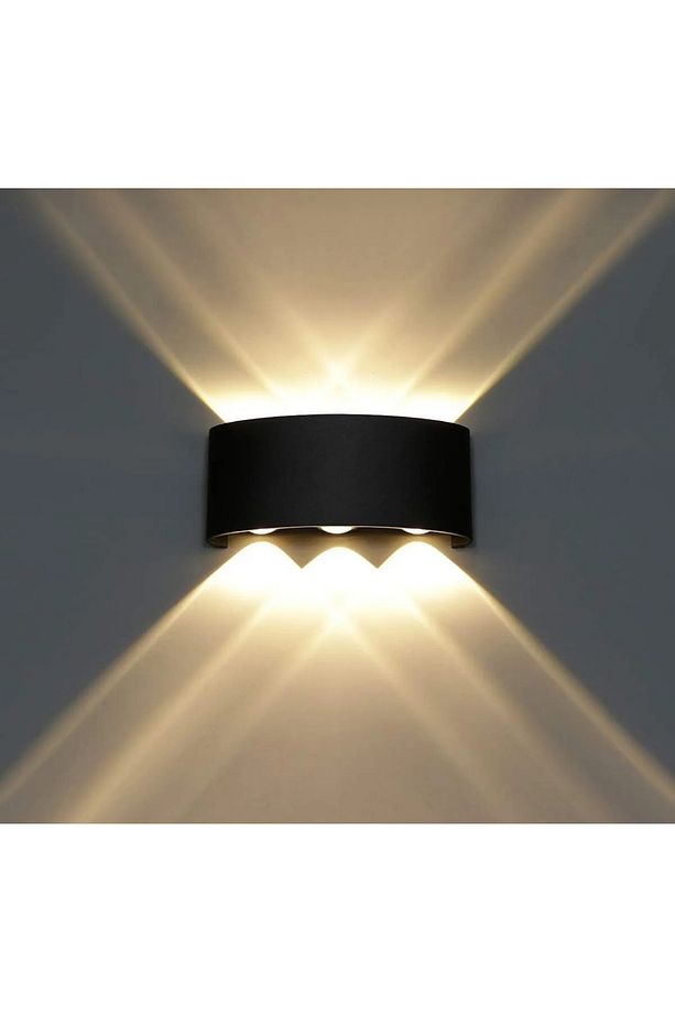 10w Led Aplik Aydınlatma Çift Taraflı Led Dekoratif Duvar Aplik Suya Ve Toza Karşı Dayanıklı - 5