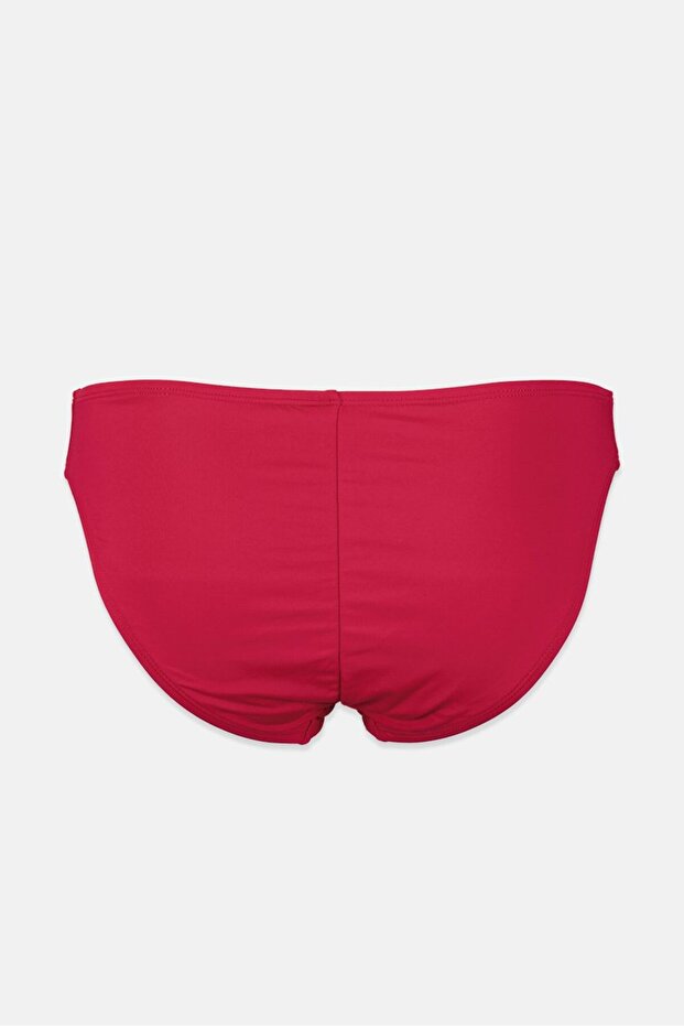 بيكيني نسائي سادة من الأسفل، لون أحمر - 2