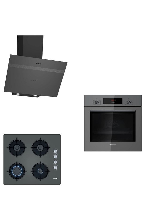 Gri Ankastre Set (HB012FBH1T-EO6C9PO00(EO6C8PP30O)-LC64KPJ70T) - 1