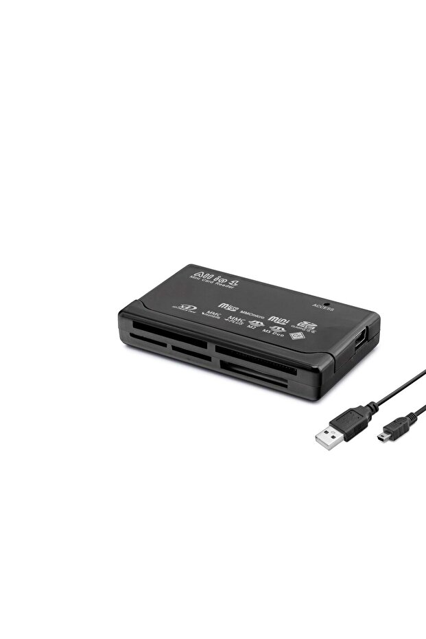 Card Reader USB All in One Black Hdx7012