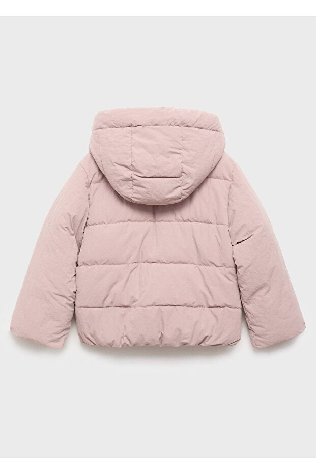 Kapüşonlu kapitone anorak - 4