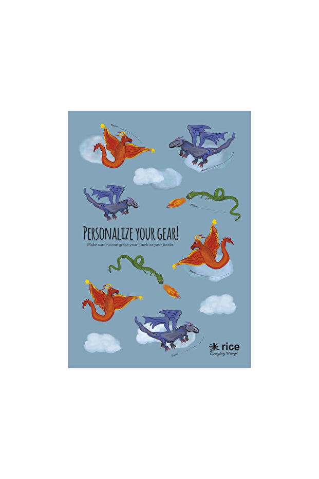 Stickers Lunchbox - Ejderha - 1