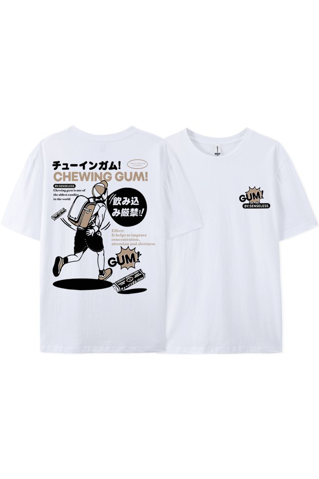 Y2K Vintage T-Shirt Tee Heavy Pure Cotton Japanese Comic