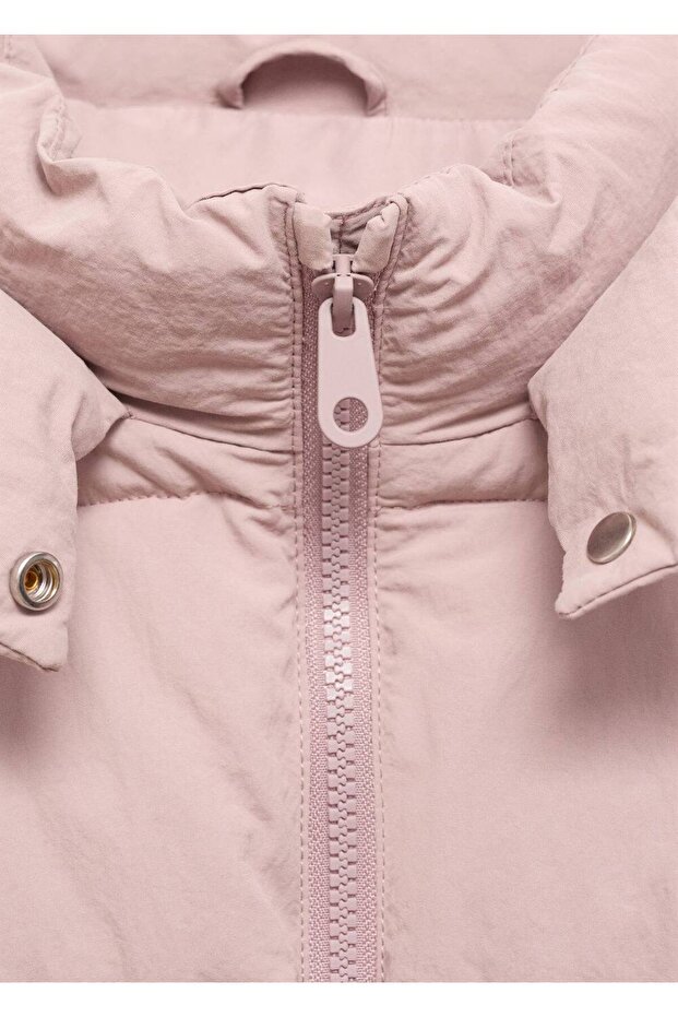 Kapüşonlu kapitone anorak - 8