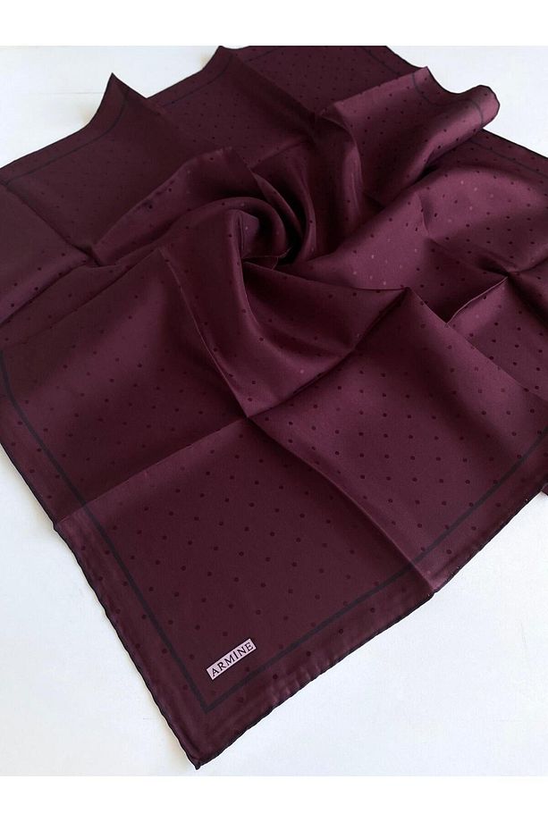 Tivil Saf Jakar İpek 8668-22 Bordo - 1
