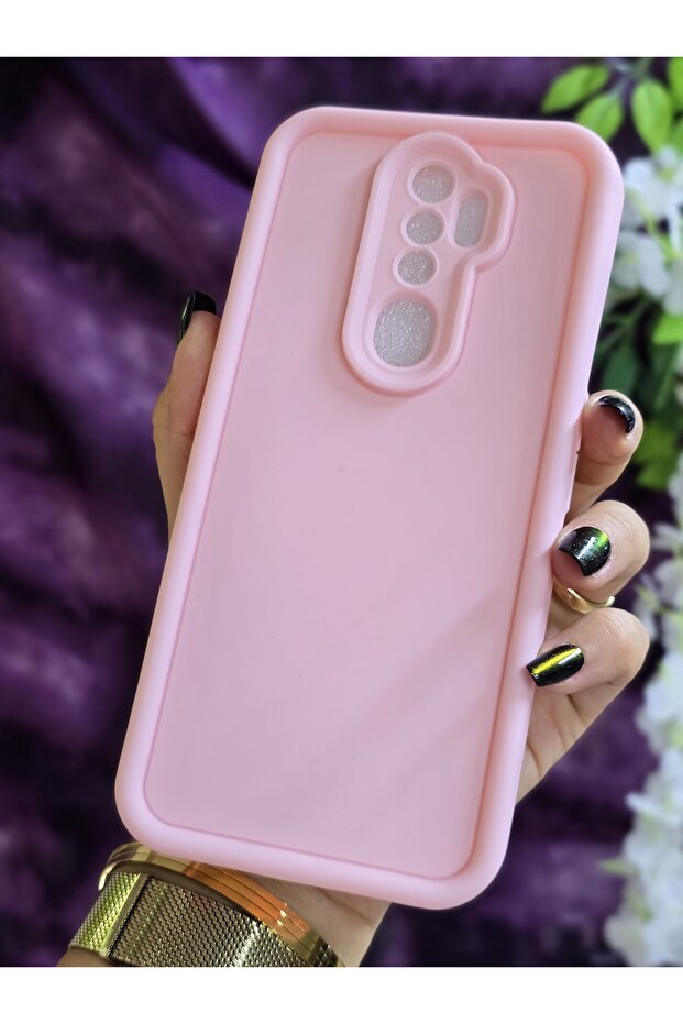 Matte Pink Case with Oppo A5 2020 / A9 2020 Compatible Impact Protection Corner Support - 3