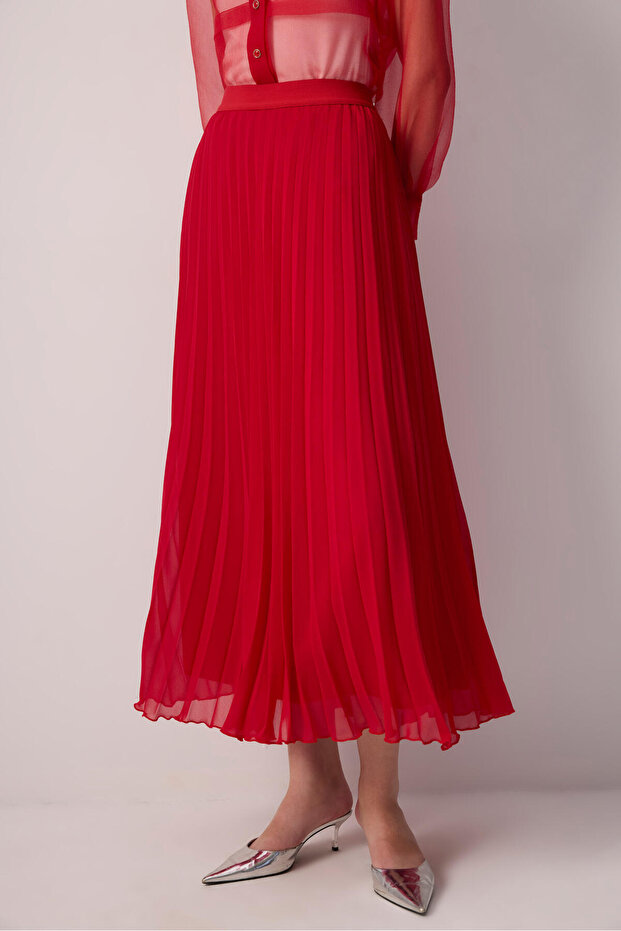 PİLİSELİ ŞİFON ETEK - 3