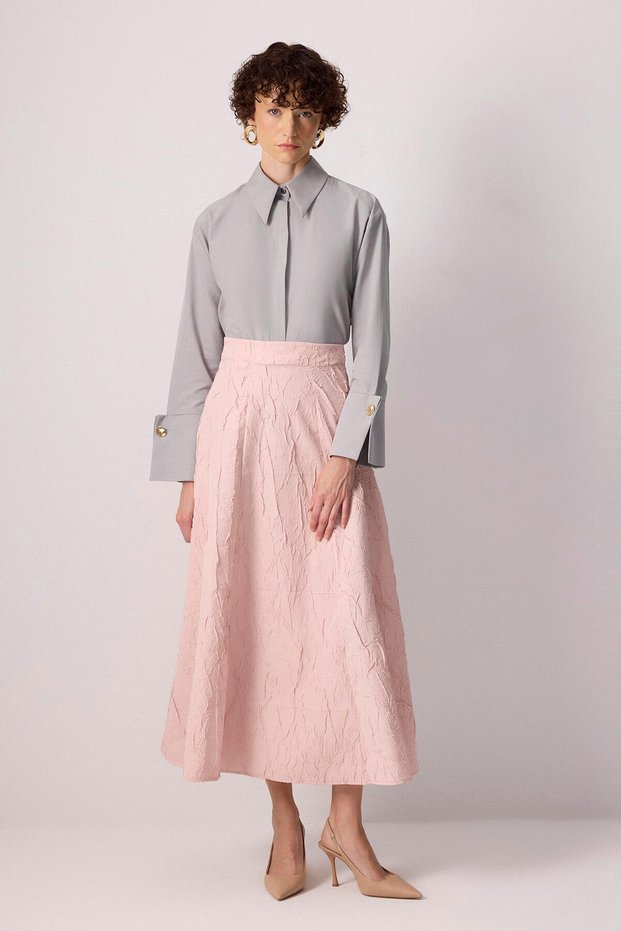 FUSTA JACQUARD A-CUT
