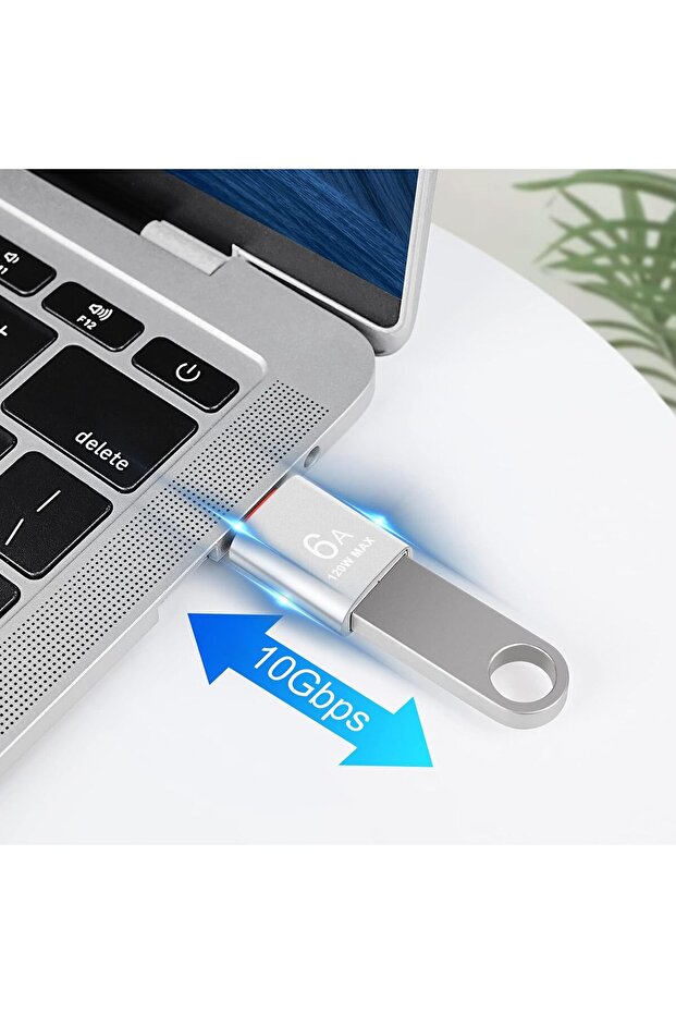 USB Type-C 6A 120W Gen 3.1 OTG Dönüşrüeücü Adaptör - 5