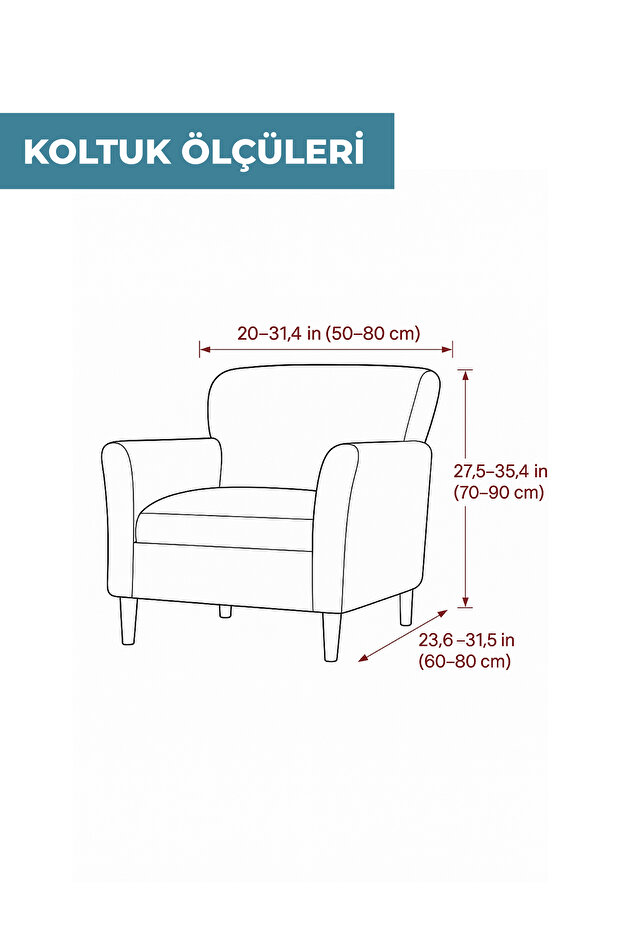 Jakar Kumaş Koltuk Örtüsü Takımı 3+3+1+1 - 8