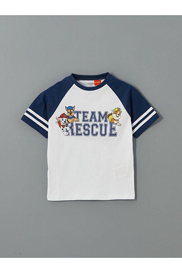 Nevavm with Difference Paw Patrol Printed Boys' T-Shirt