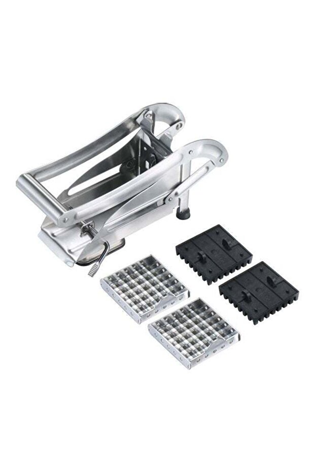 Stainless Steel French Fry Cutter Silver