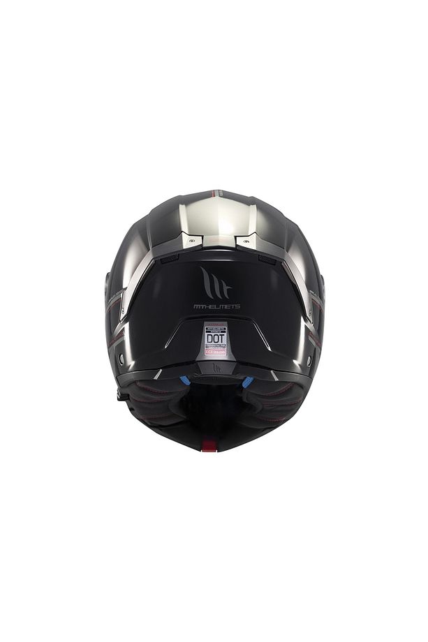 KASK MT ATOM 2 A1 ÇENE AÇILIR PARLAK SİYAH - 4