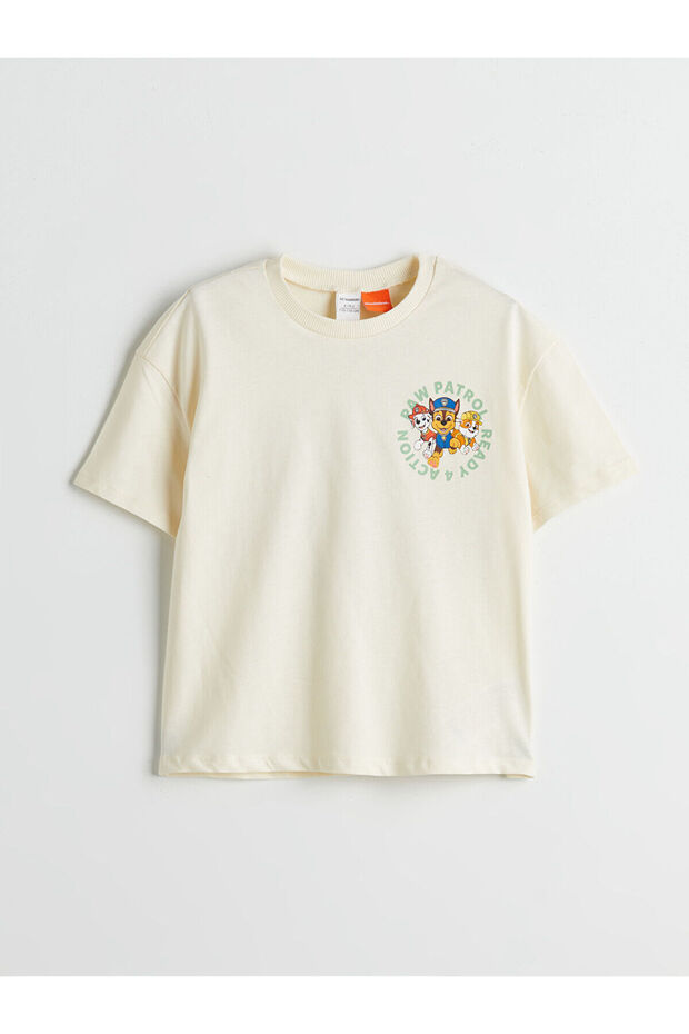 Nevavm with Difference Paw Patrol Printed Boys' T-Shirt