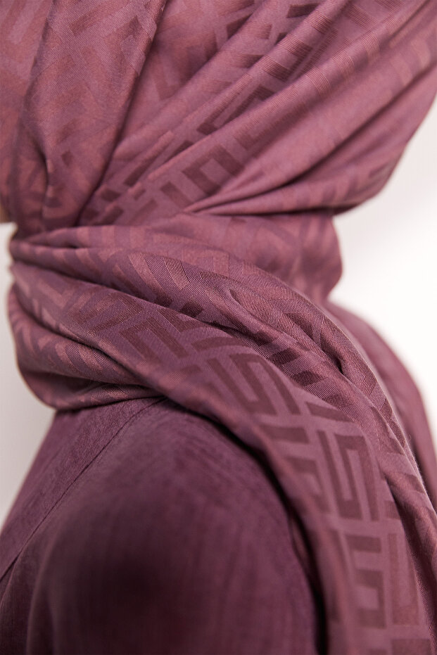 Logolu Lyocell Şal - 3