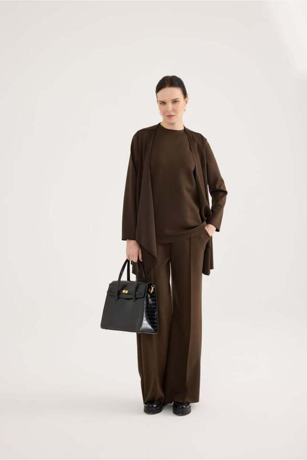 Şal Yaka Örme Kap - 1