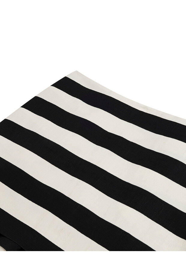 ÇİZGİLİ ŞORT ETEK - 4