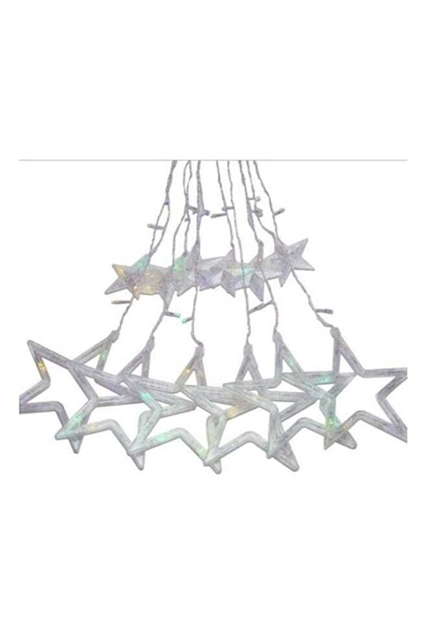 Generic 138 LED Star Shape string lights Multicolour - 1