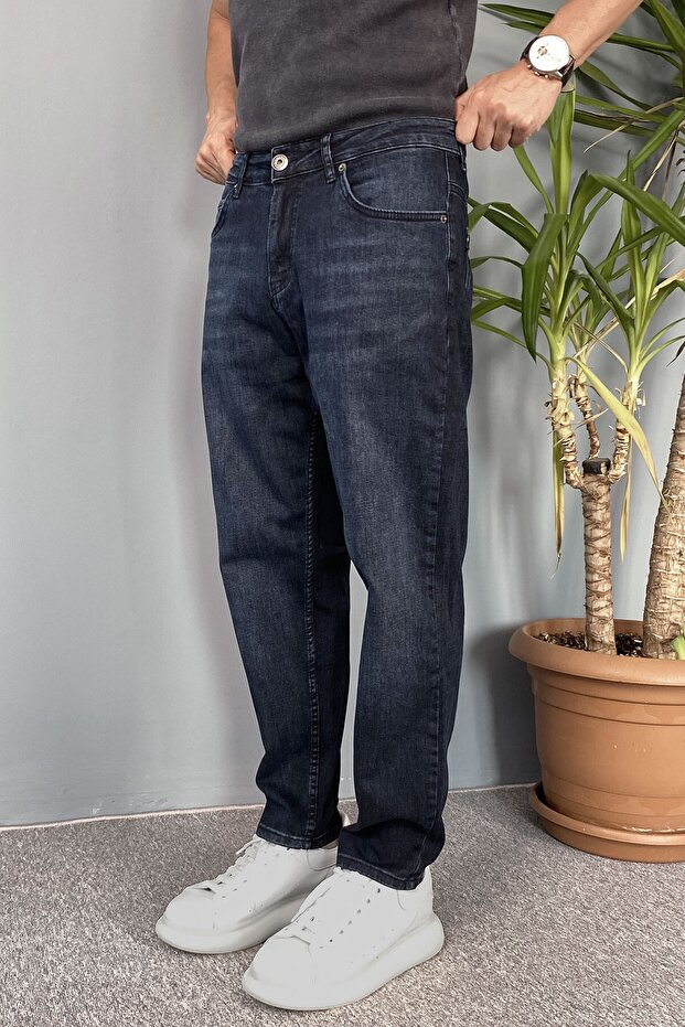Dark Navy Blue Jeans
