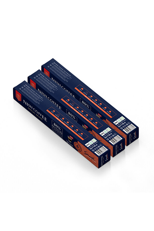 Kapsül Kahve 4 Smooth 3'lü Set (Nespresso Uyumlu)-30 Adet - 2