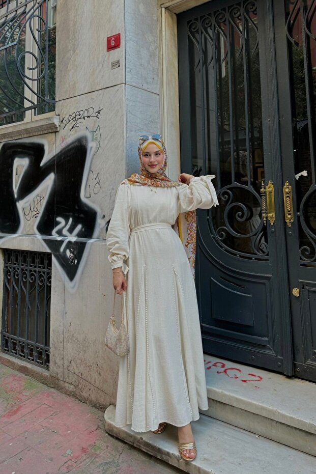 Prenses Model Keten Elbise - 3