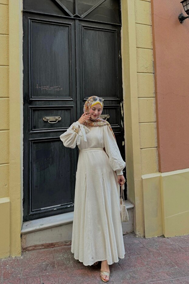 Prenses Model Keten Elbise - 5