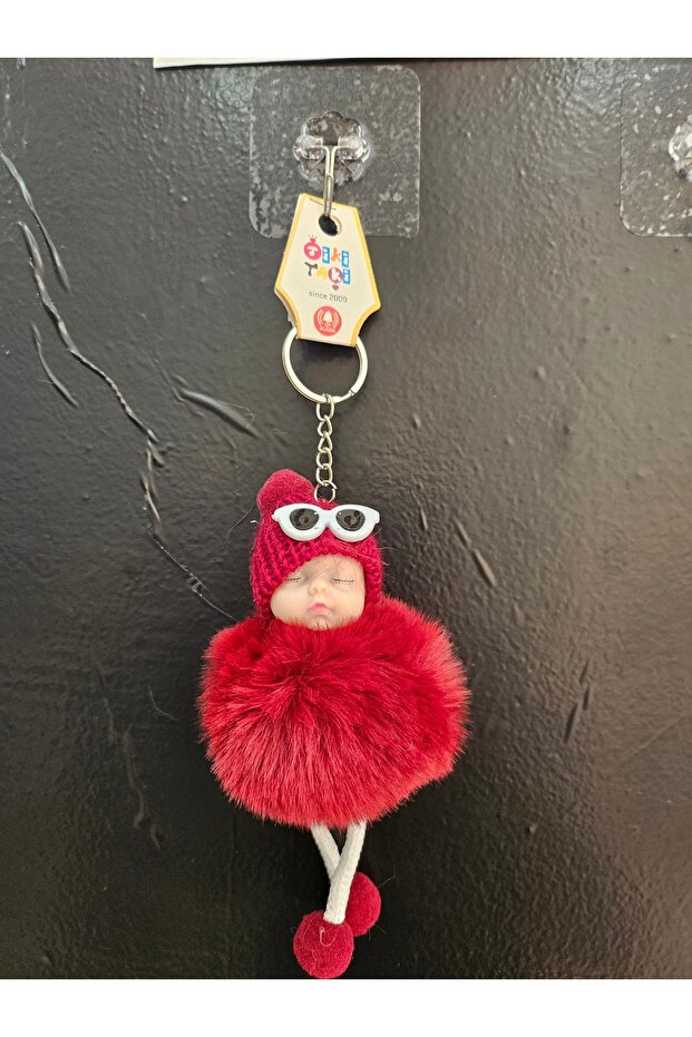 Winter Baby Plush Keychain