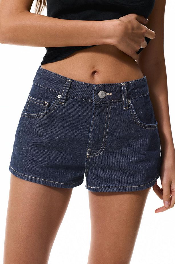 Denim şort - 4