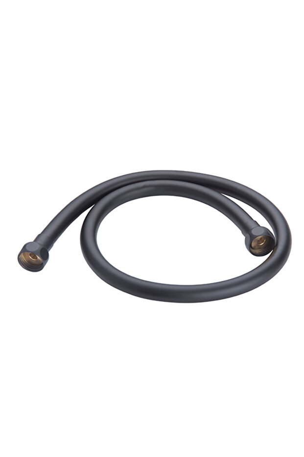 Mat Siyah Duş Spirali 75 cm - 1