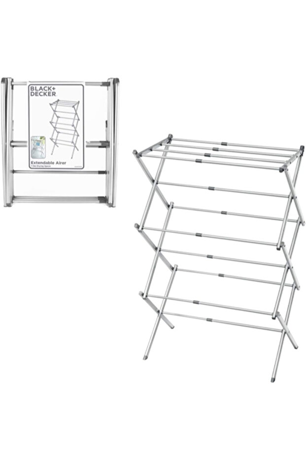 Extendable Compact Clothes Drying Rack - 2