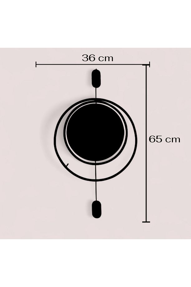 Black Flow – Premium Modern Duvar Saati - 4