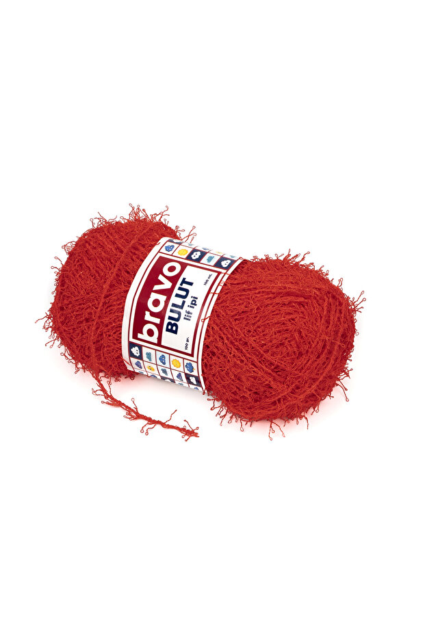 Bulut Sakal Lif Yarn 100 Gr 100 Meters (Color Code:408) Pomegranate Flower