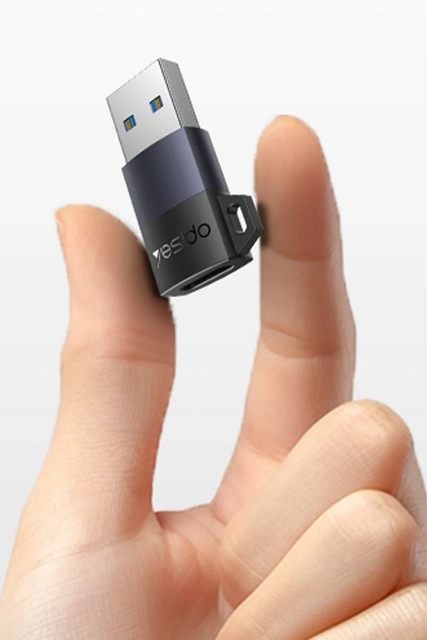 USB to Type-C 480 Mbps Data ve 18W Hızlı Şarj Destekli OTG Dönüştürücü GS34 - 5