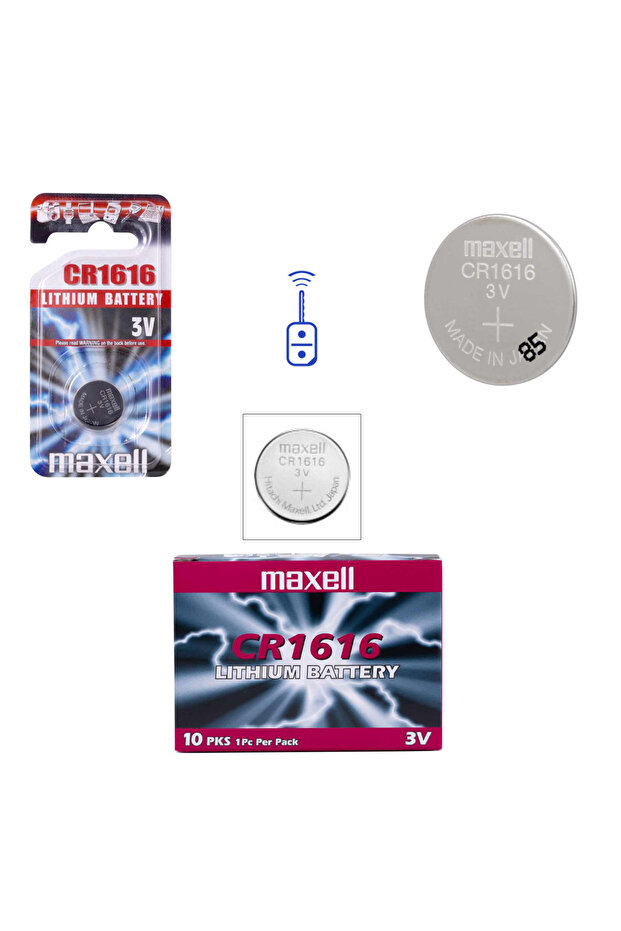 Button battery, Maxwell, CR1616 - 4